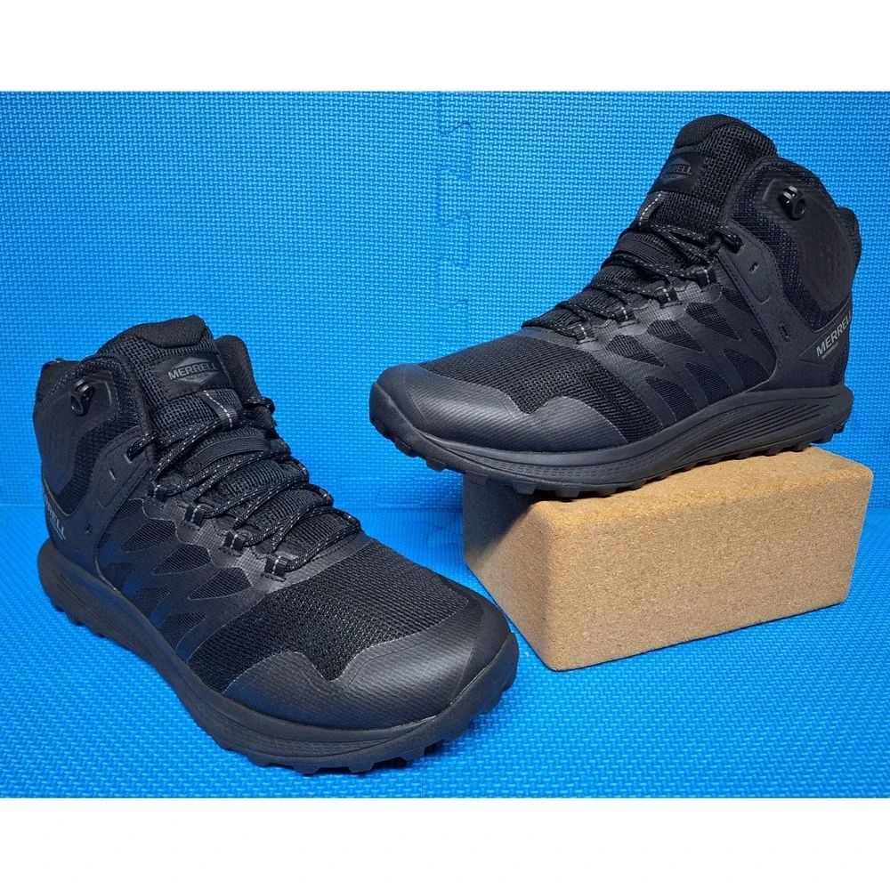 Merrell Nova 3 Mid Tactical Waterproof Black Boots Size 15 W Men's J005049W